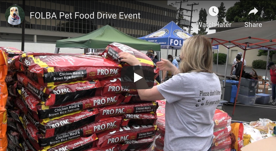 FOLBA Pet Food Drive A Success FOLBA Pet Food Drive A Success